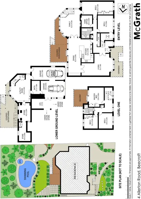 Floorplan of Homely house listing, 4 Allerton Road, Beecroft NSW 2119