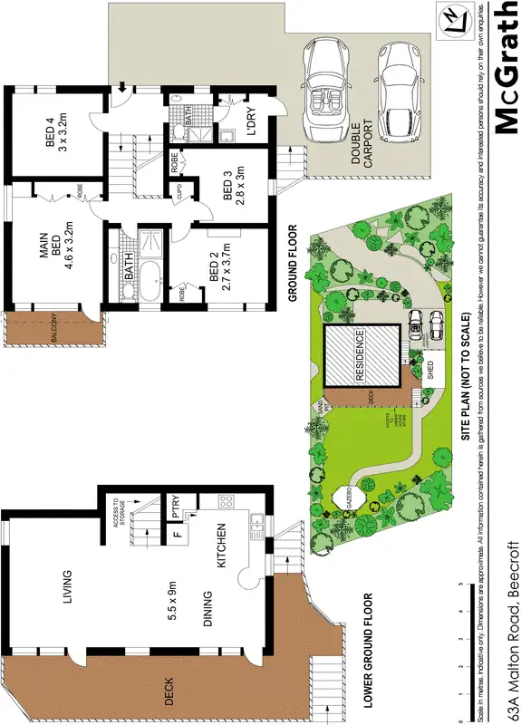 Floorplan of Homely house listing, 63A Malton Road, Beecroft NSW 2119