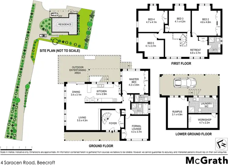 Floorplan of Homely house listing, 4 Saracen Road, Beecroft NSW 2119