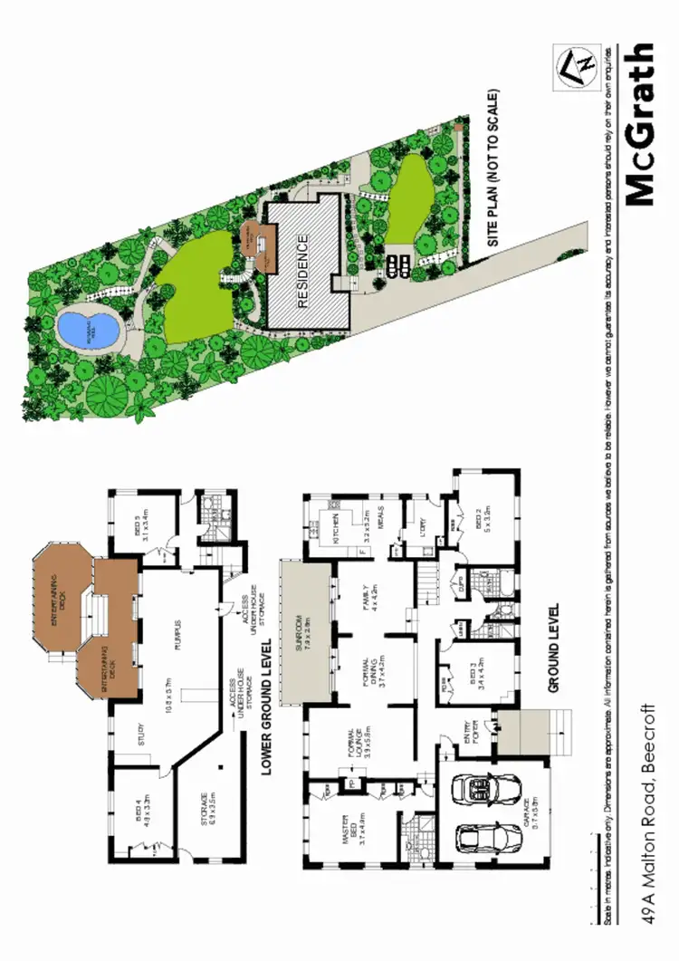 Floorplan of Homely house listing, 49A Malton Road, Beecroft NSW 2119
