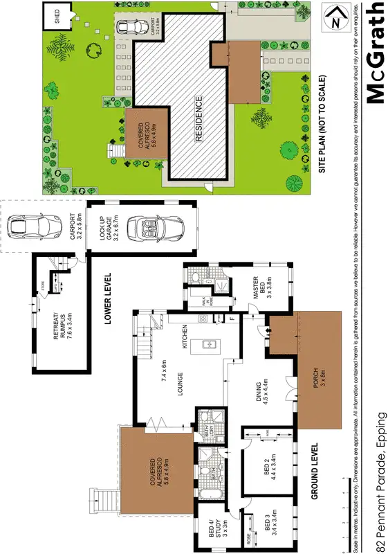 Floorplan of Homely house listing, 82 Pennant Parade, Epping NSW 2121