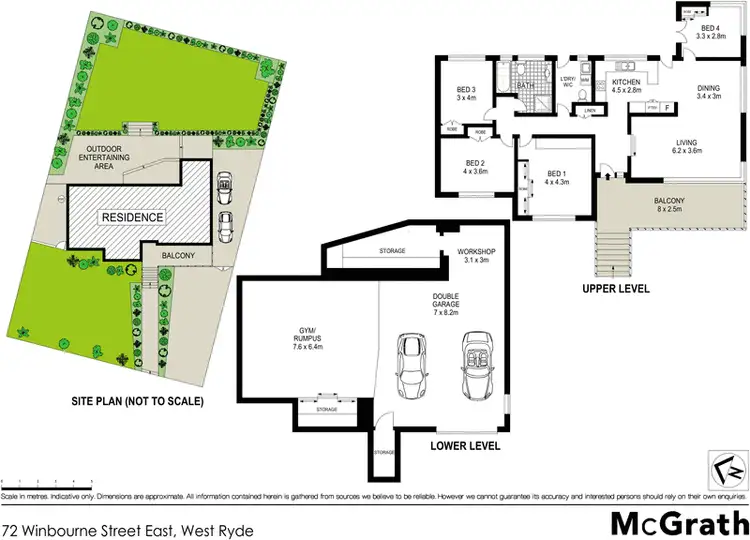 Floorplan of Homely house listing, 72 Winbourne Street East, West Ryde NSW 2114
