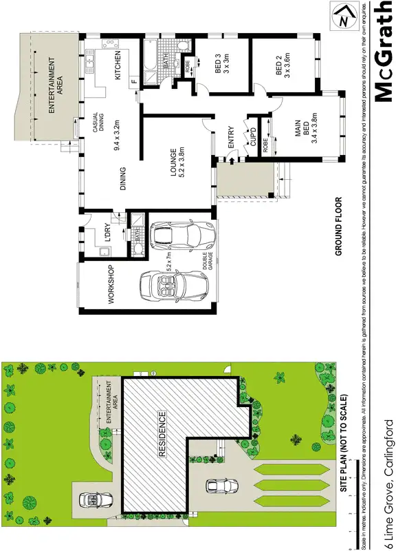 Floorplan of Homely house listing, 6 Lime Grove, Carlingford NSW 2118