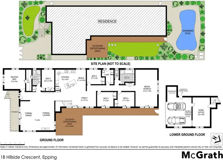 Floorplan of Homely house listing, 1B Hillside Crescent, Epping NSW 2121