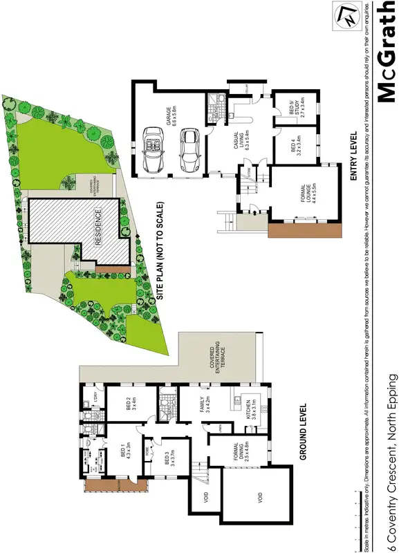 Floorplan of Homely house listing, 6 Coventry Crescent, North Epping NSW 2121