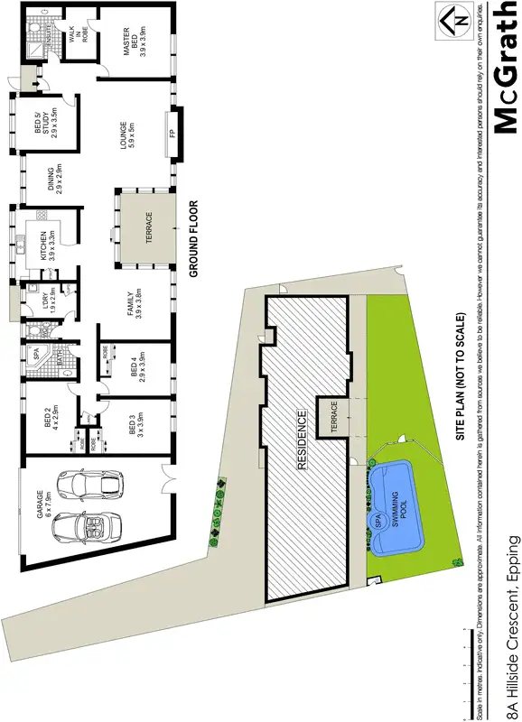 Floorplan of Homely house listing, 8A Hillside Crescent, Epping NSW 2121