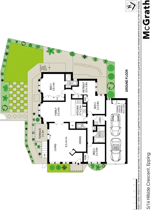 Floorplan of Homely house listing, 5/16 Hillside Crescent, Epping NSW 2121