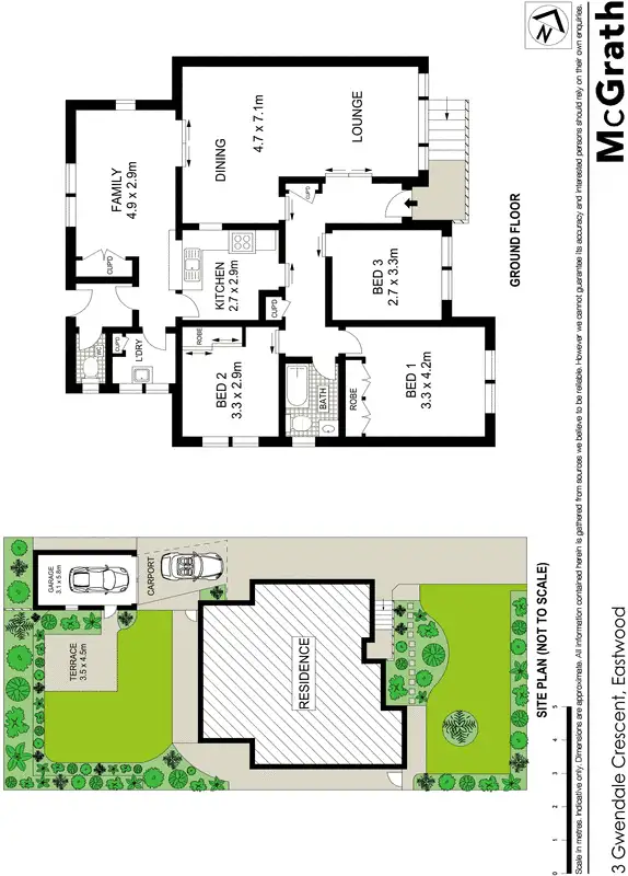 Floorplan of Homely house listing, 3 Gwendale Crescent, Eastwood NSW 2122