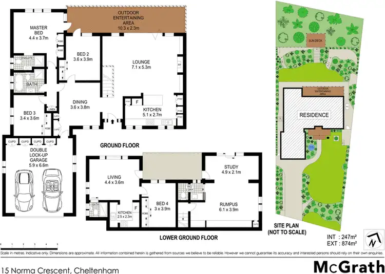 Floorplan of Homely house listing, 15 Norma Crescent, Cheltenham NSW 2119