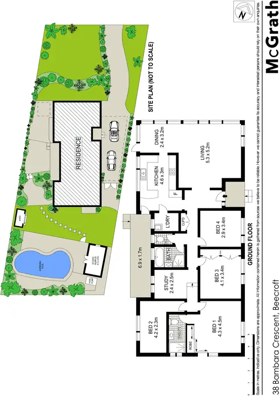 Floorplan of Homely house listing, 38 Bambara Crescent, Beecroft NSW 2119