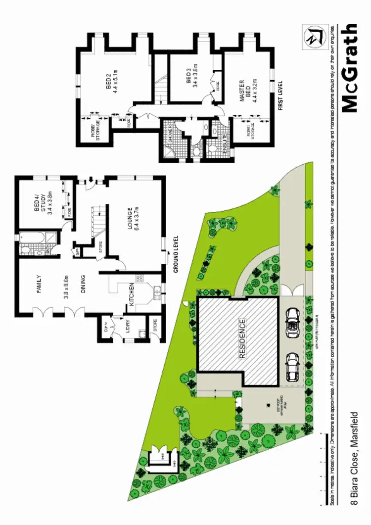 Floorplan of Homely house listing, 8 Biara Close, Marsfield NSW 2122