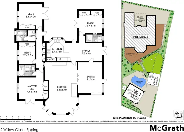 Floorplan of Homely house listing, 2 Willow Close, Epping NSW 2121