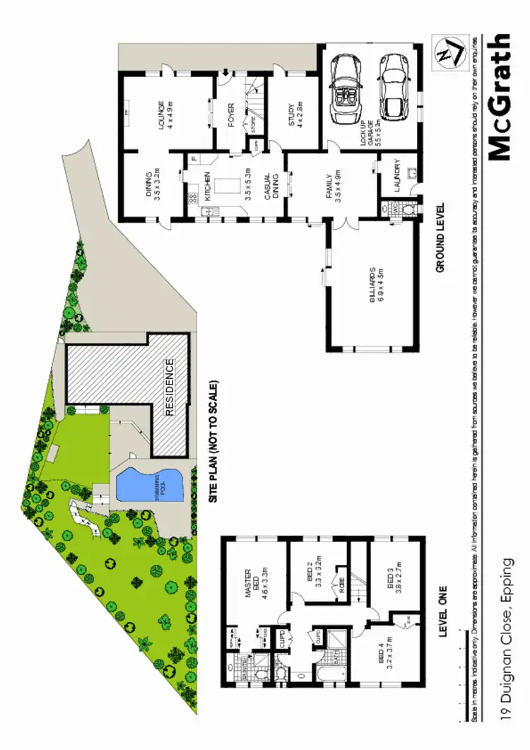 Floorplan of Homely house listing, 19 Duignan Close, Epping NSW 2121