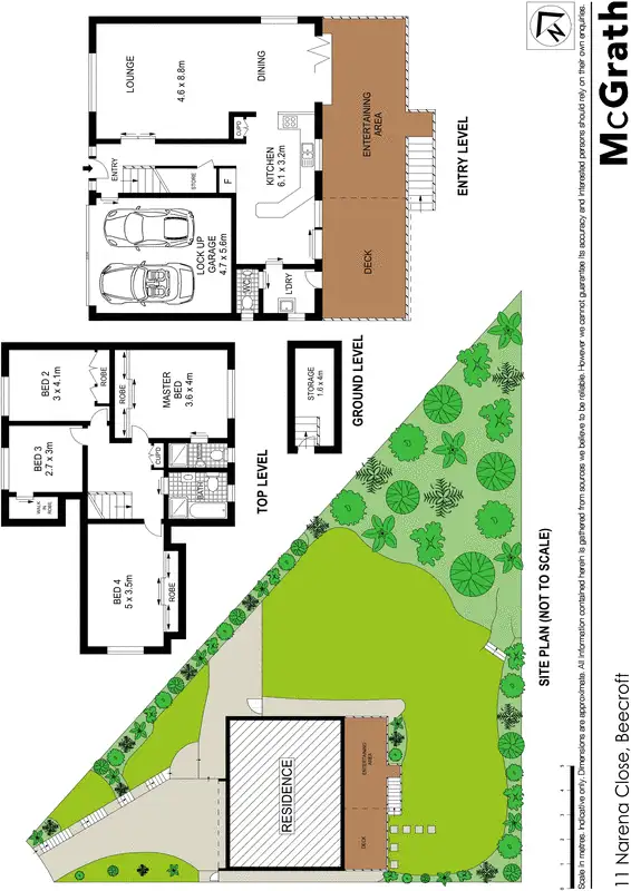 Floorplan of Homely house listing, 11 Narena Close, Beecroft NSW 2119