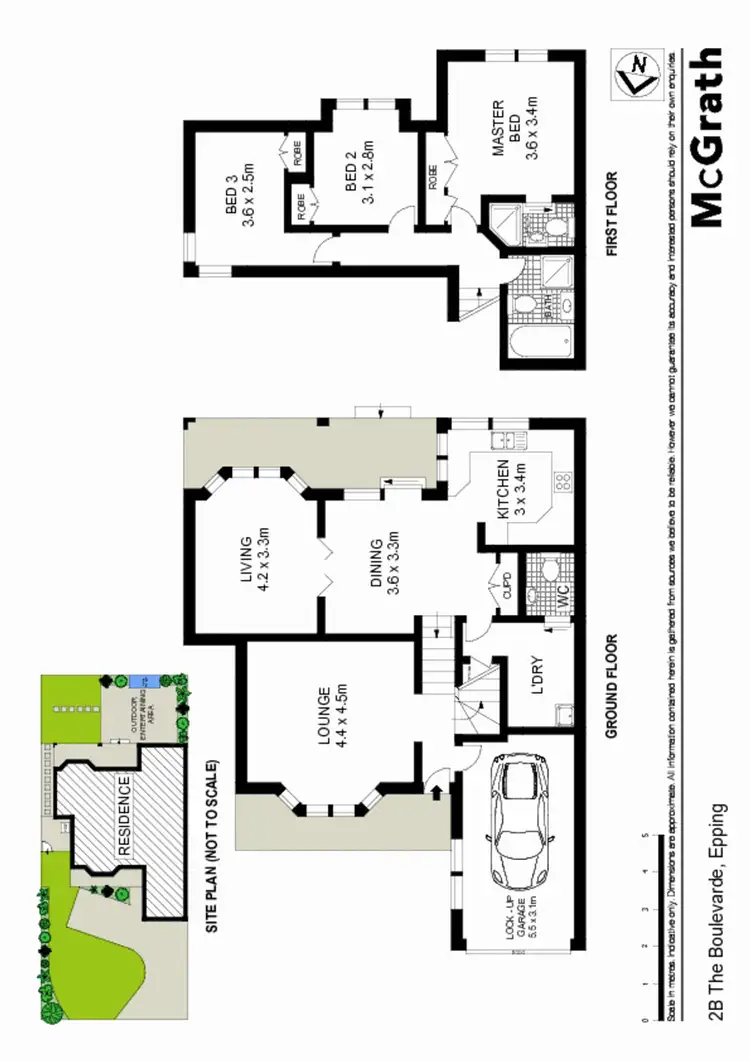 Floorplan of Homely house listing, 2B The Boulevarde, Epping NSW 2121