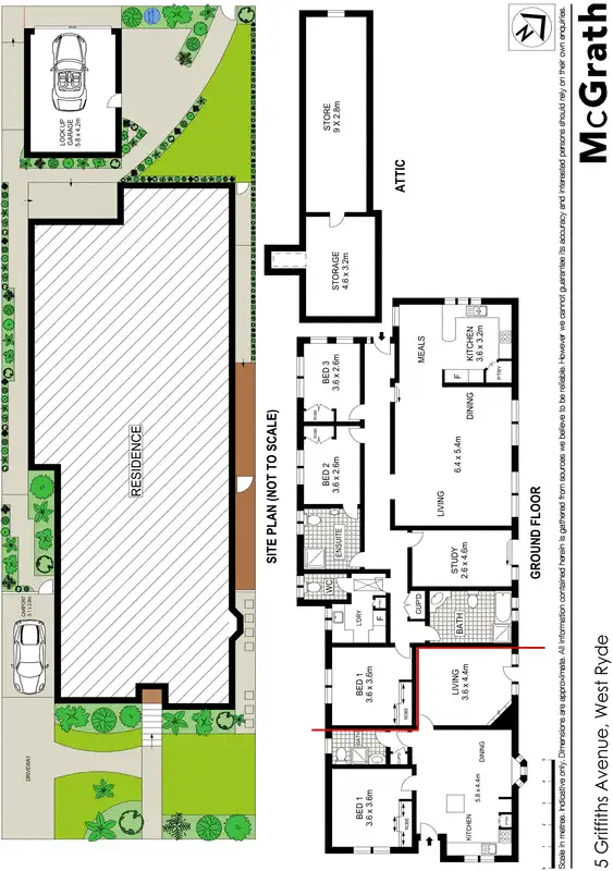 Floorplan of Homely house listing, 5 Griffiths Avenue, West Ryde NSW 2114