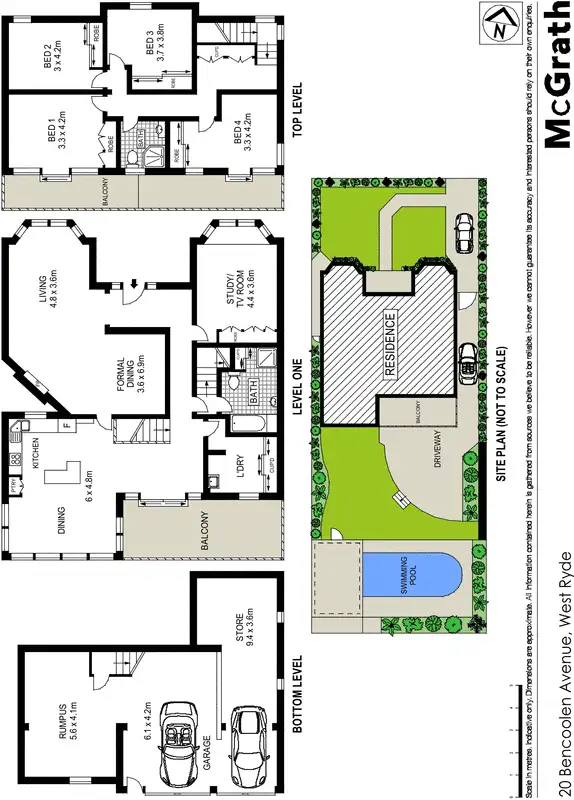 Floorplan of Homely house listing, 20 Bencoolen Avenue, West Ryde NSW 2114
