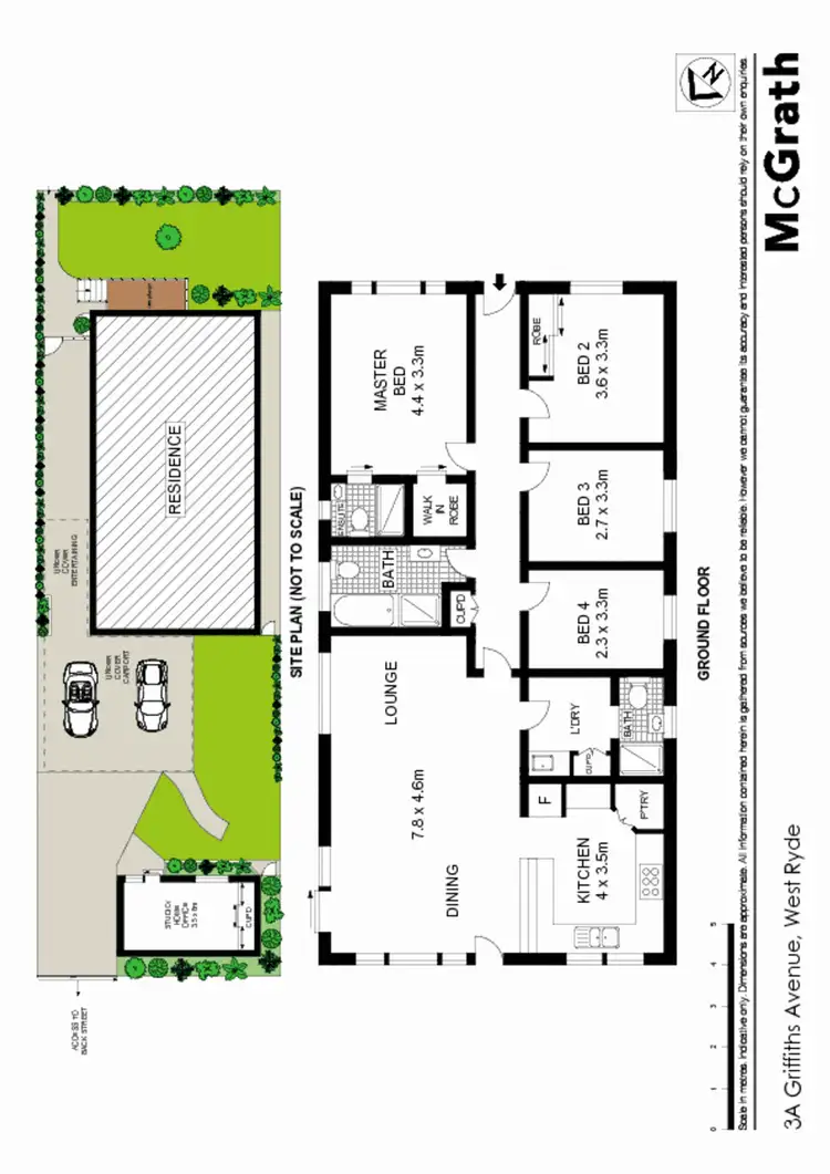 Floorplan of Homely house listing, 3A Griffiths Avenue, West Ryde NSW 2114