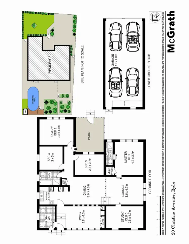 Floorplan of Homely house listing, 20 Christine Avenue, Ryde NSW 2112