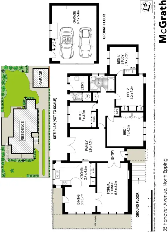 Floorplan of Homely house listing, 35 Hanover Avenue, North Epping NSW 2121