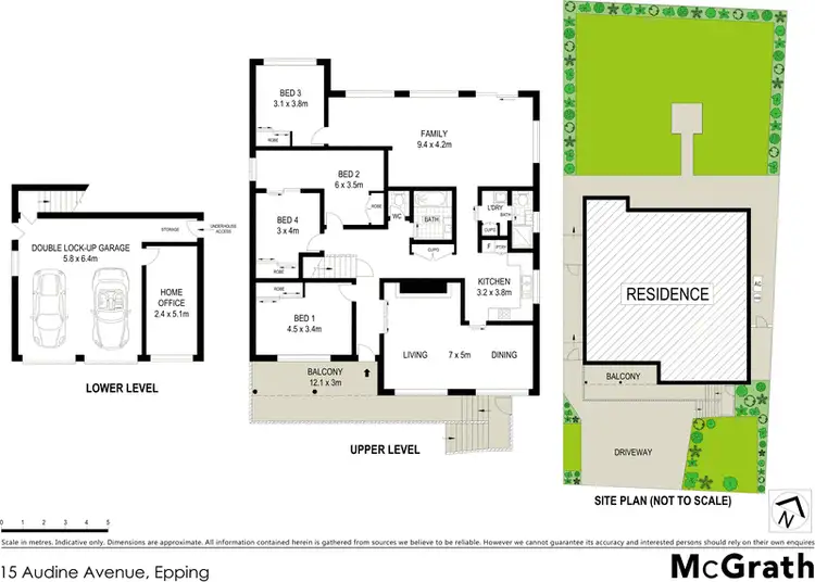 Floorplan of Homely house listing, 15 Audine Avenue, Epping NSW 2121