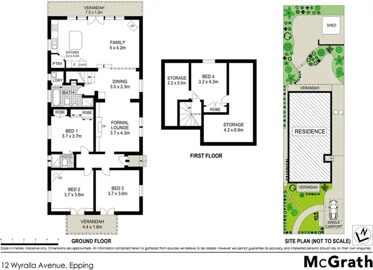 Floorplan of Homely house listing, 12 Wyralla Avenue, Epping NSW 2121