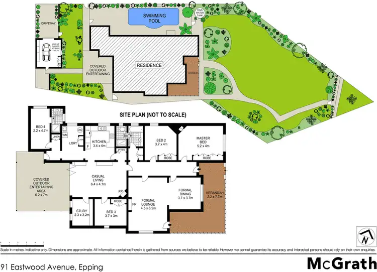 Floorplan of Homely house listing, 91 Eastwood Avenue, Epping NSW 2121