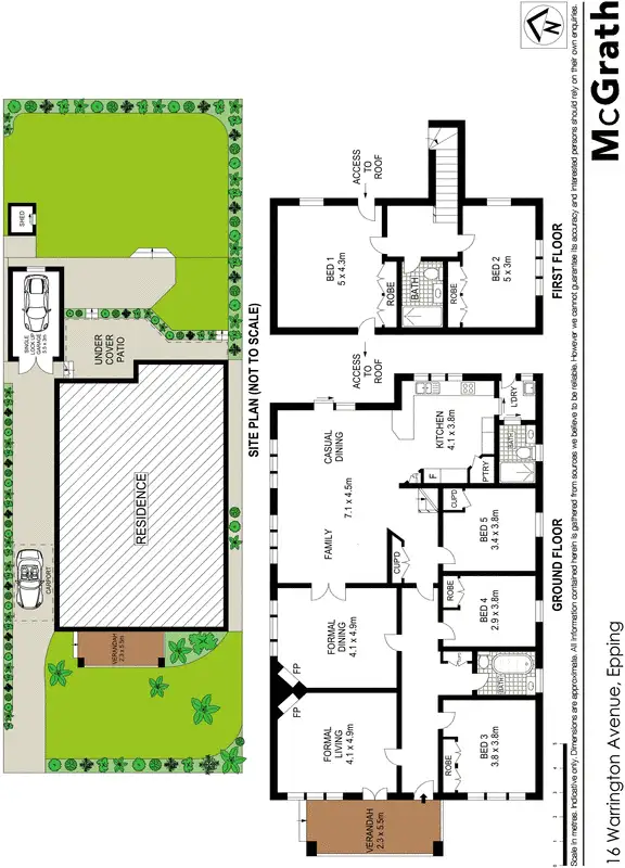 Floorplan of Homely house listing, 16 Warrington Avenue, Epping NSW 2121