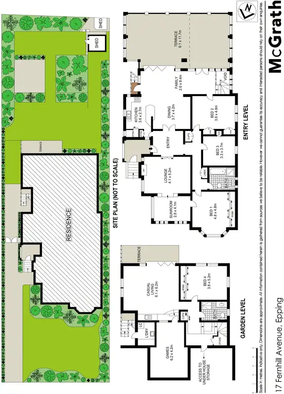 Floorplan of Homely house listing, 17 Fernhill Avenue, Epping NSW 2121