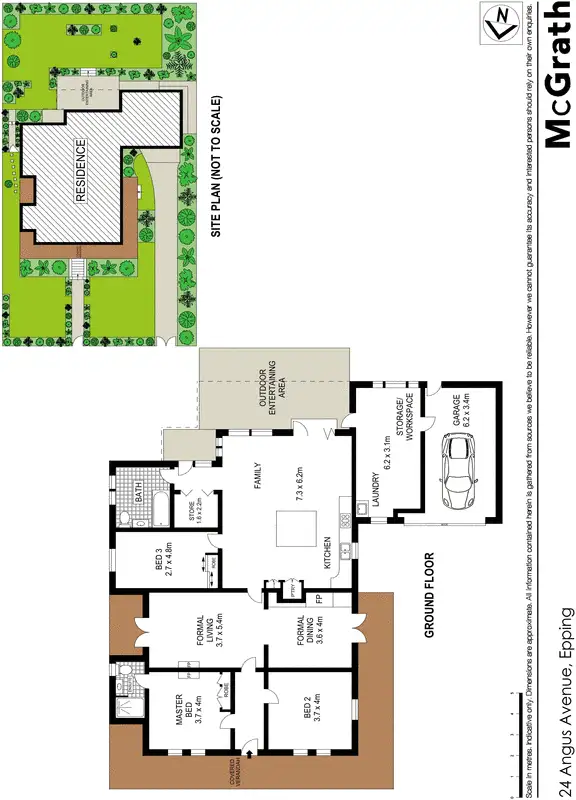 Floorplan of Homely house listing, 24 Angus Avenue, Epping NSW 2121