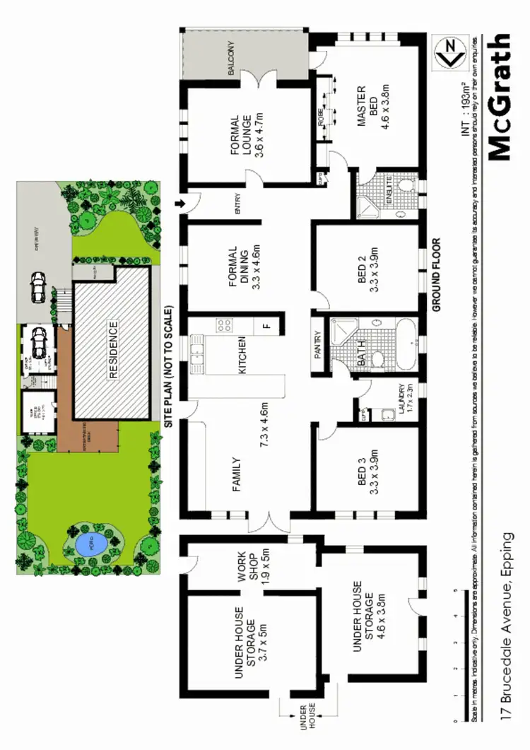 Floorplan of Homely house listing, 17 Brucedale Avenue, Epping NSW 2121