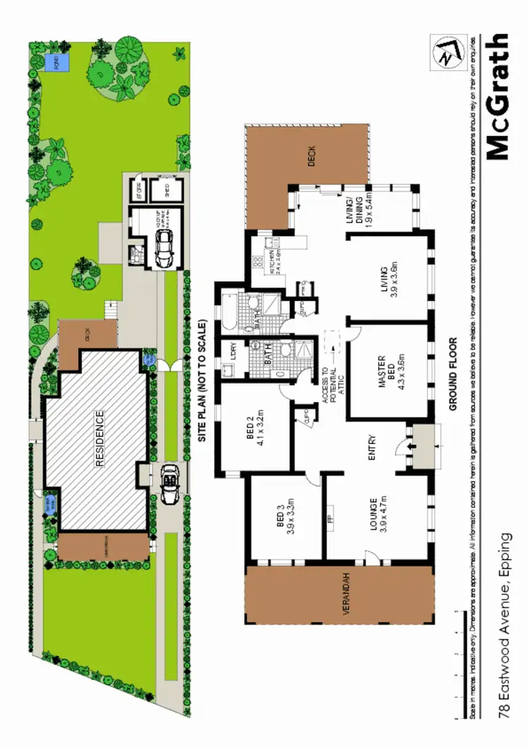 Floorplan of Homely house listing, 78 Eastwood Avenue, Epping NSW 2121