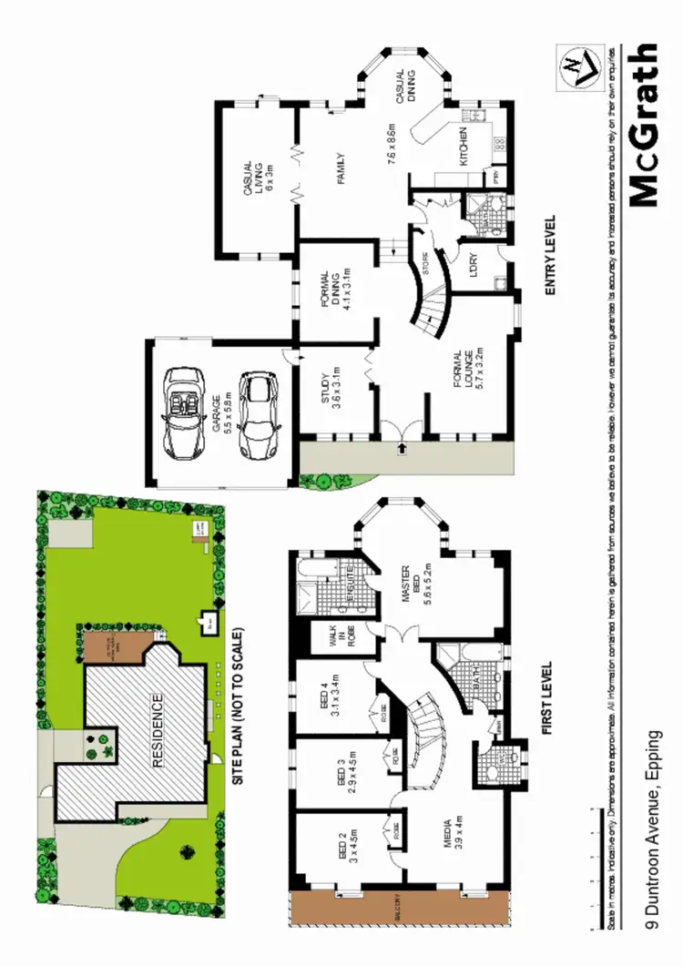 Floorplan of Homely house listing, 9 Duntroon Avenue, Epping NSW 2121