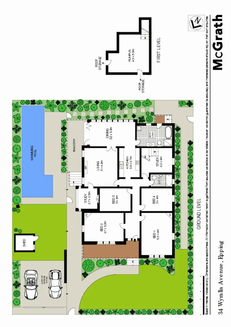 Floorplan of Homely house listing, 34 Wyralla Avenue, Epping NSW 2121