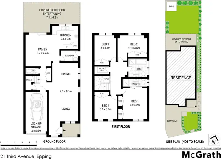 Floorplan of Homely house listing, 21 Third Avenue, Epping NSW 2121