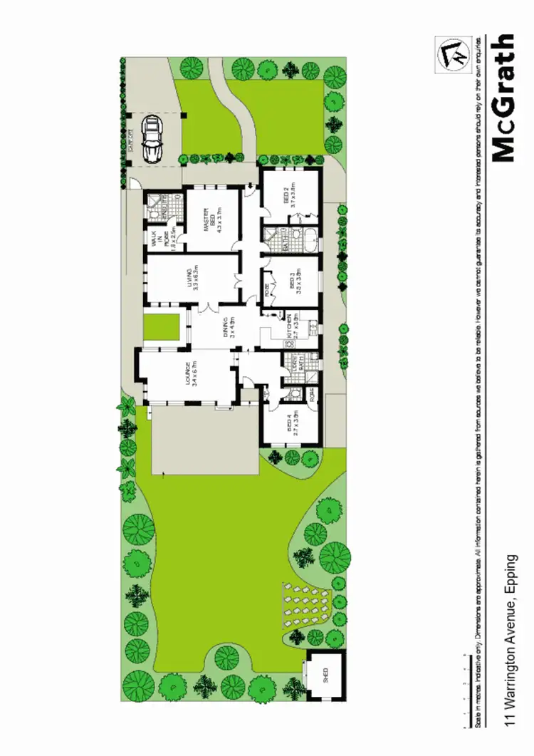 Floorplan of Homely house listing, 11 Warrington Avenue, Epping NSW 2121