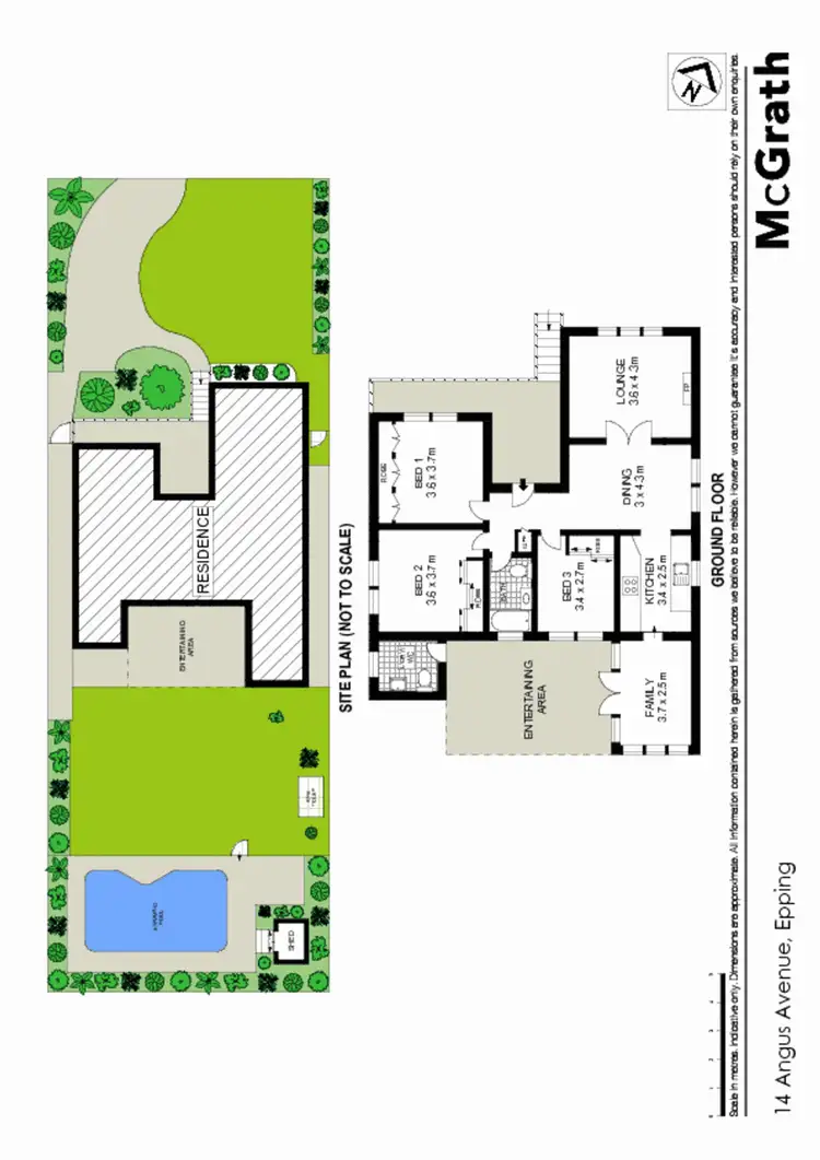 Floorplan of Homely house listing, 14 Angus Avenue, Epping NSW 2121