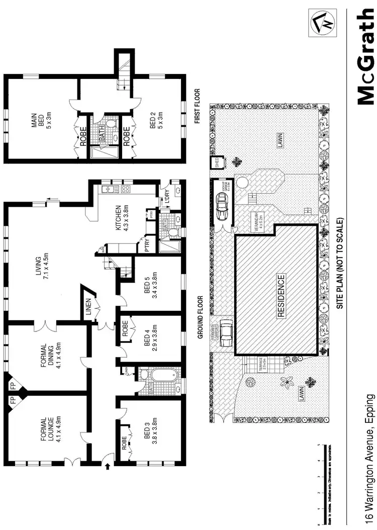 Floorplan of Homely house listing, 16 Warrington Avenue, Epping NSW 2121