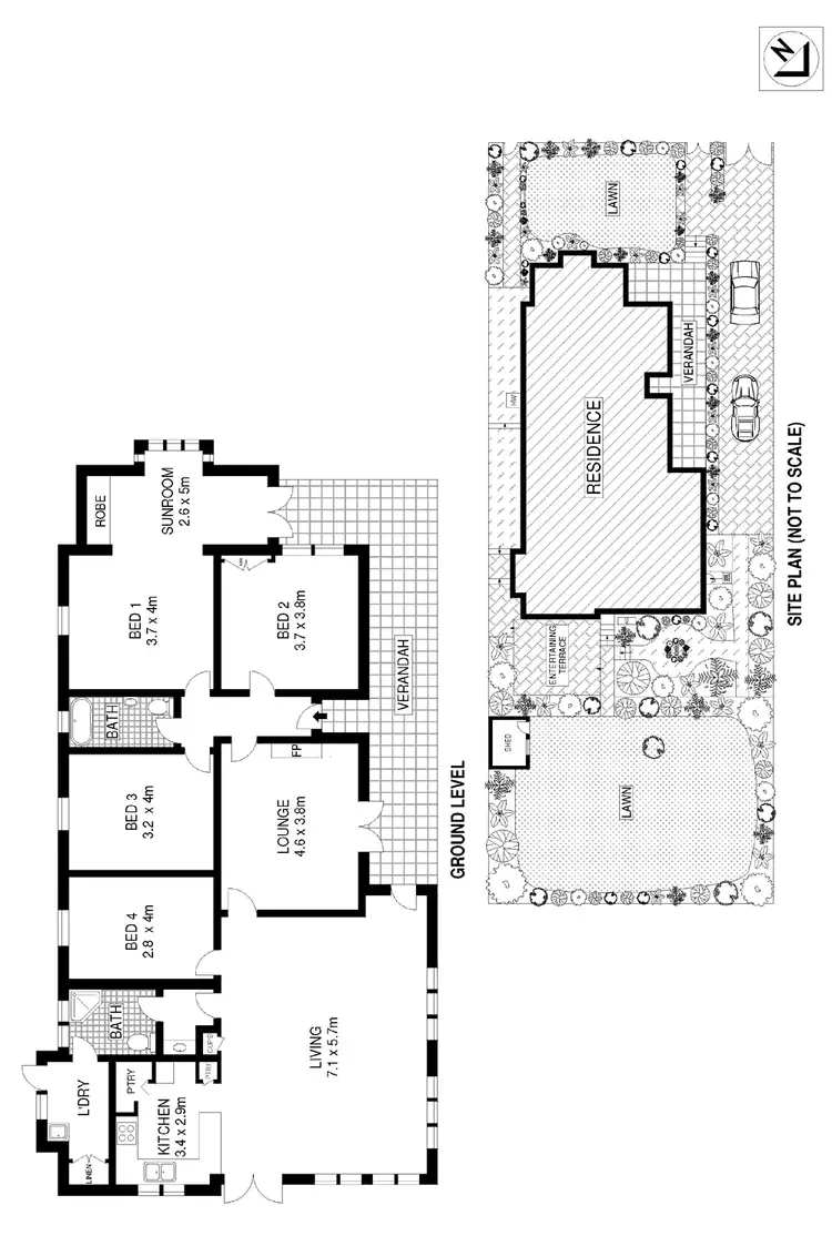 Floorplan of Homely house listing, 4 Warrington Avenue, Epping NSW 2121