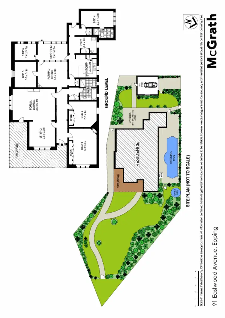 Floorplan of Homely house listing, 91 Eastwood Avenue, Epping NSW 2121