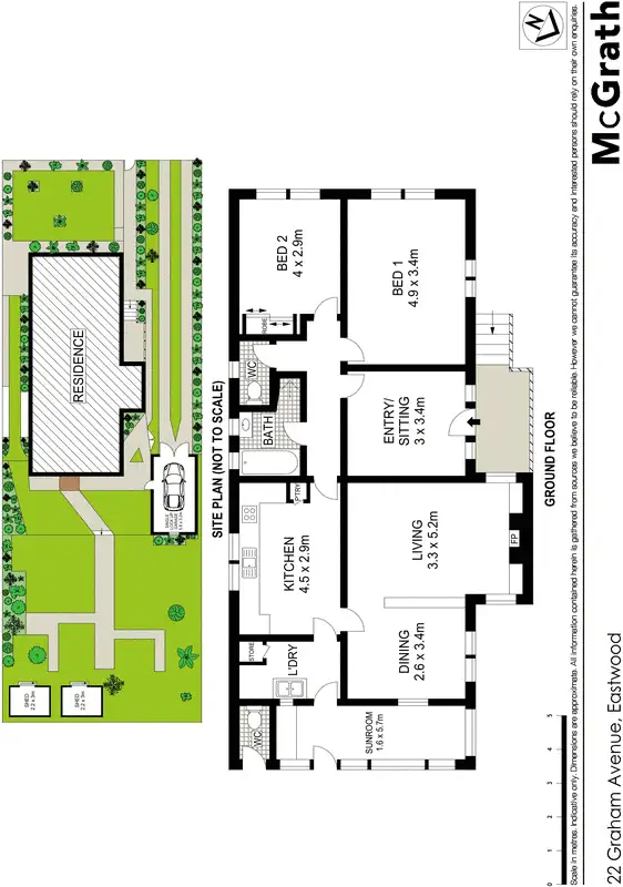 Floorplan of Homely house listing, 22 Graham Avenue, Eastwood NSW 2122