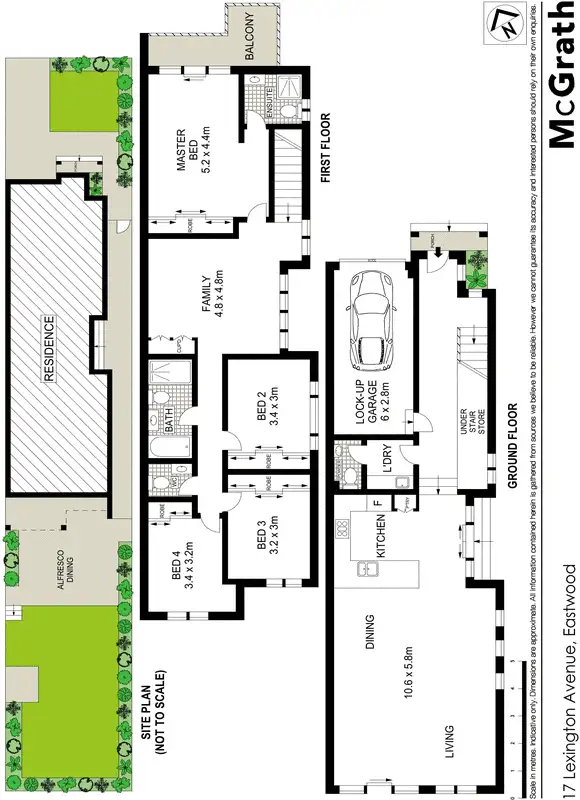 Floorplan of Homely house listing, 17 Lexington Avenue, Eastwood NSW 2122