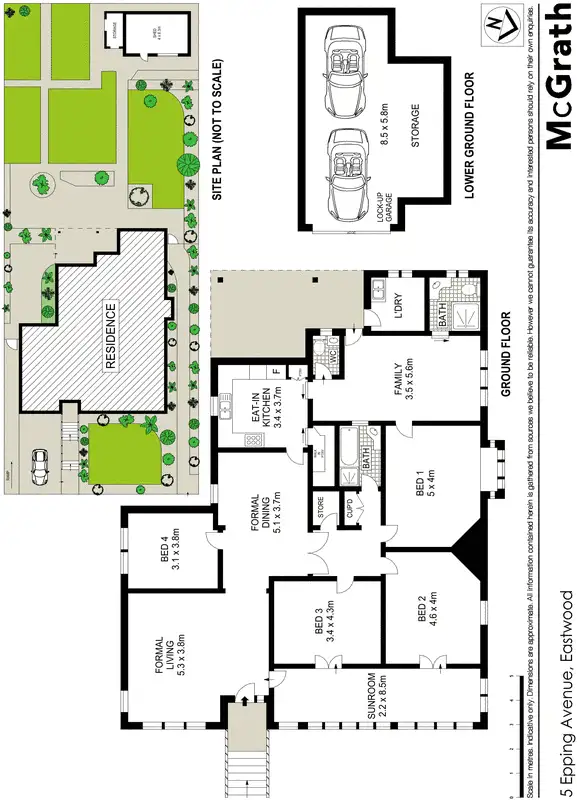 Floorplan of Homely house listing, 5 Epping Avenue, Eastwood NSW 2122