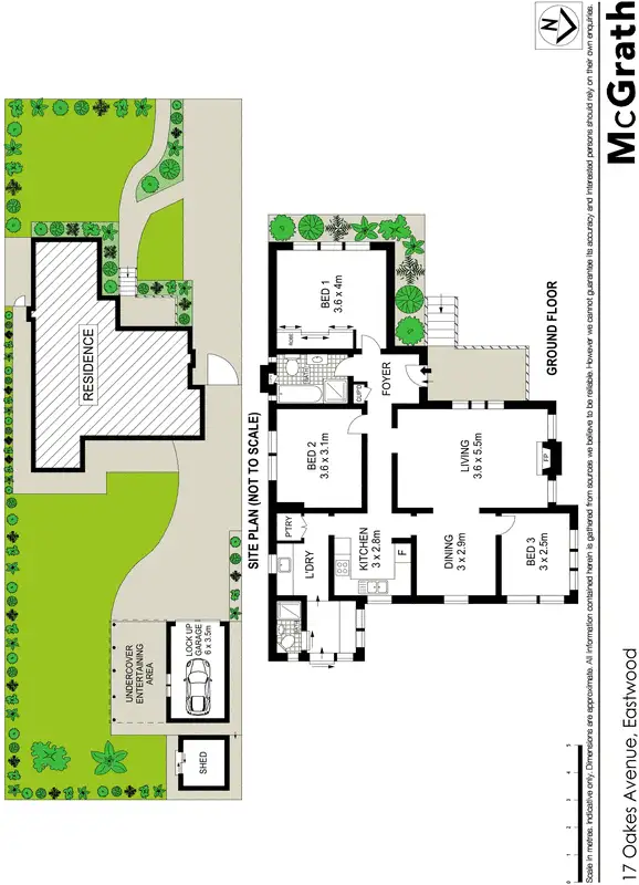 Floorplan of Homely house listing, 17 Oakes Avenue, Eastwood NSW 2122
