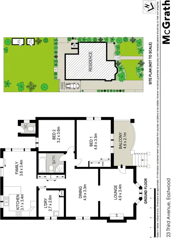 Floorplan of Homely house listing, 23 Third Avenue, Eastwood NSW 2122
