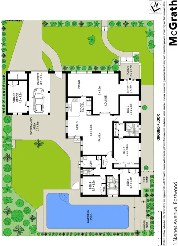 Floorplan of Homely house listing, 1 Skenes Avenue, Eastwood NSW 2122