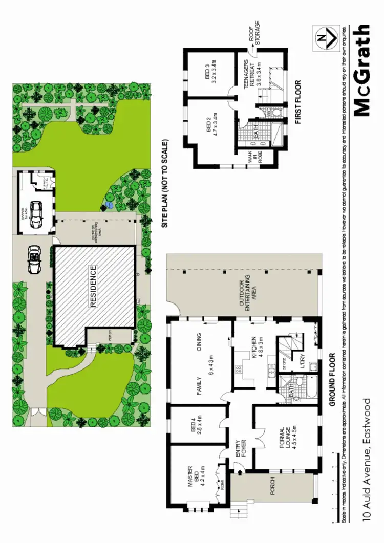 Floorplan of Homely house listing, 10 Auld Avenue, Eastwood NSW 2122