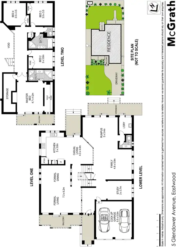 Floorplan of Homely house listing, 5 Glendower Avenue, Eastwood NSW 2122