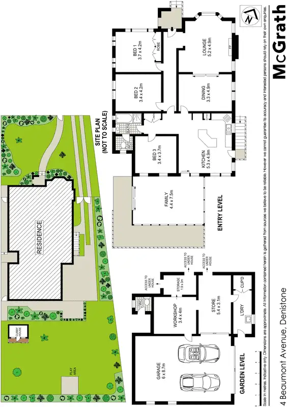 Floorplan of Homely house listing, 4 Beaumont Avenue, Denistone NSW 2114