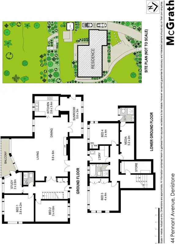 Floorplan of Homely house listing, 44 Pennant Avenue, Denistone NSW 2114